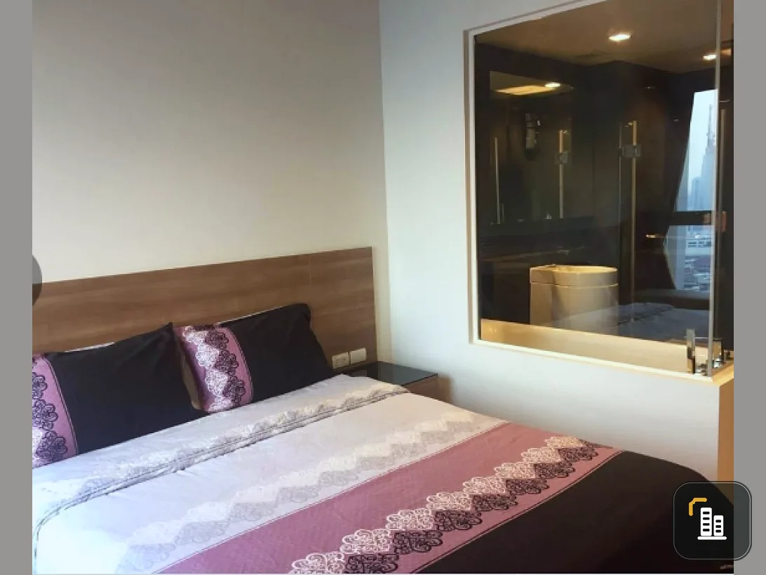 Condo for rent, Rhythm Sathorn, beautiful room, good view, fully furnished.
