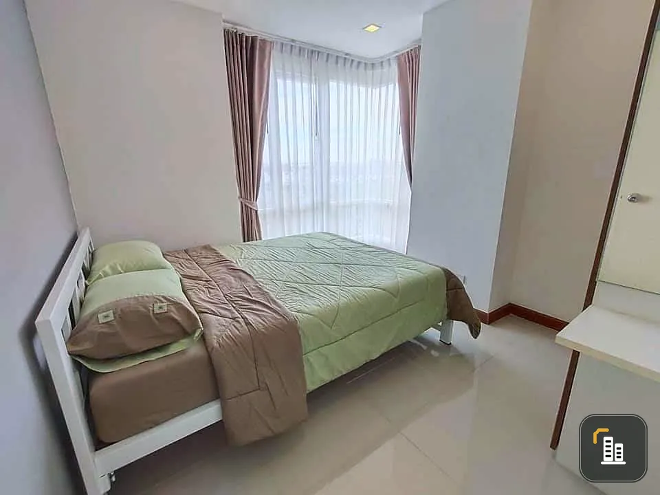 Sell / rent urgently !! Airlink Residence Romklao, corner room, good location, close to the source of food, don't miss !!