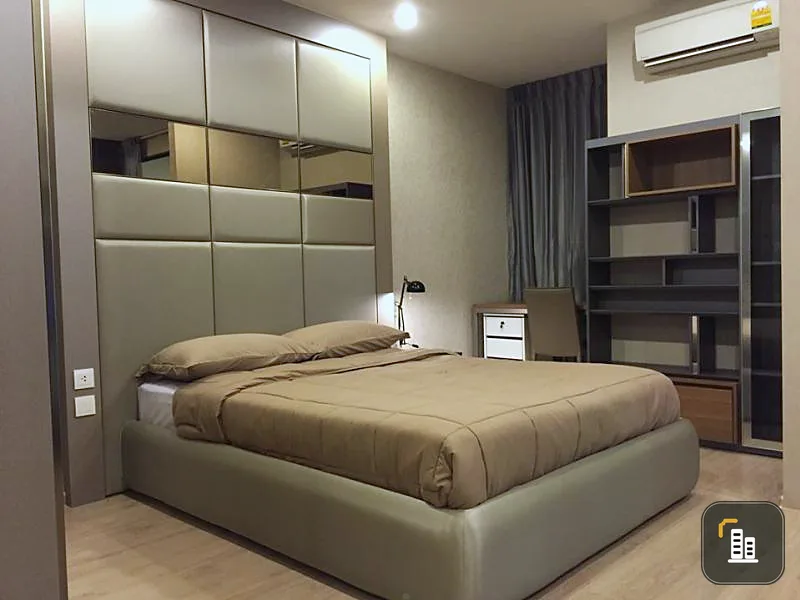 Beautifully decorated room with storage for everything, Ideo Q Chula Samyai, 1 bedroom for rent, new condition, ready to move in.
