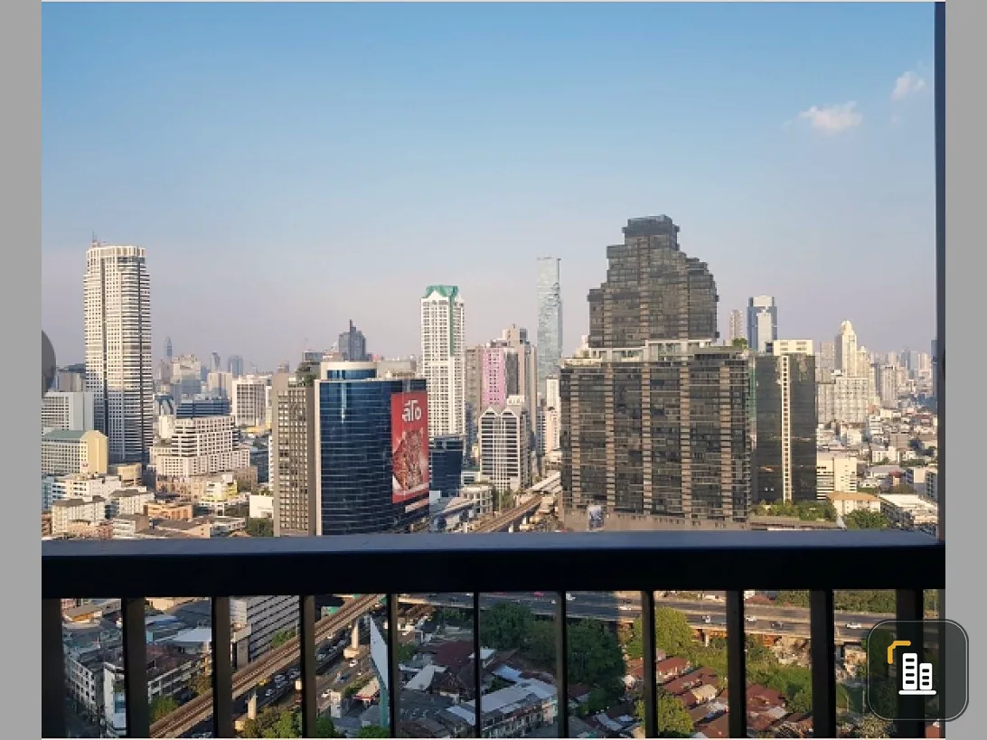 Condo for rent, Rhythm Sathorn, fully furnished, ready to move in, beautiful view