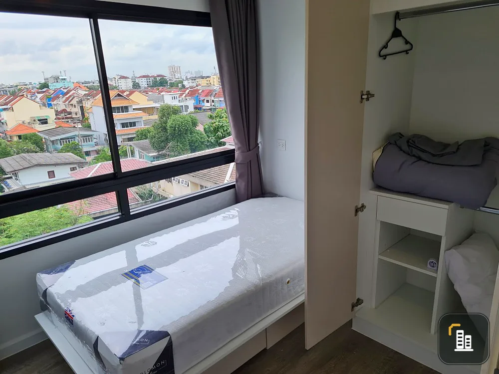 Sell/rent!! Condo Sukhumvit 103, 6th floor, beautiful room, fully furnished, ready to move in, don't miss it, book now!!