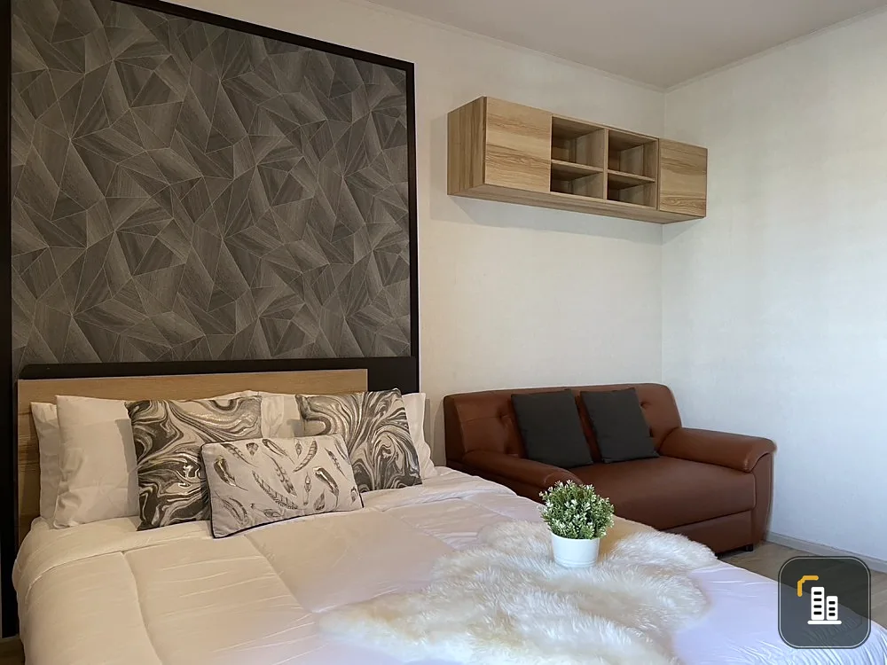 Condo for rent, Ideo Sukhumvit 93, complete with furniture and electrical appliances. Just come and move in.