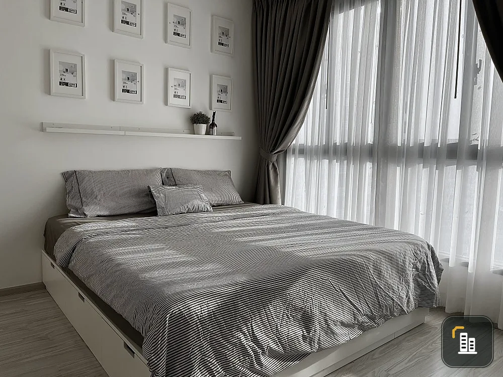 Urgent sale !! Ideo Mobi Sukhumvit Eastgate Condo, near BTS Bangna, fully furnished, book now !!