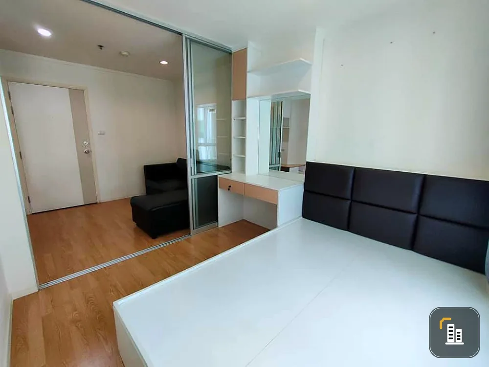 Condo for sale, Lumpini Mega City Bangna, 17th floor, Building C, fully furnished, good location, reasonable price, don't miss it!