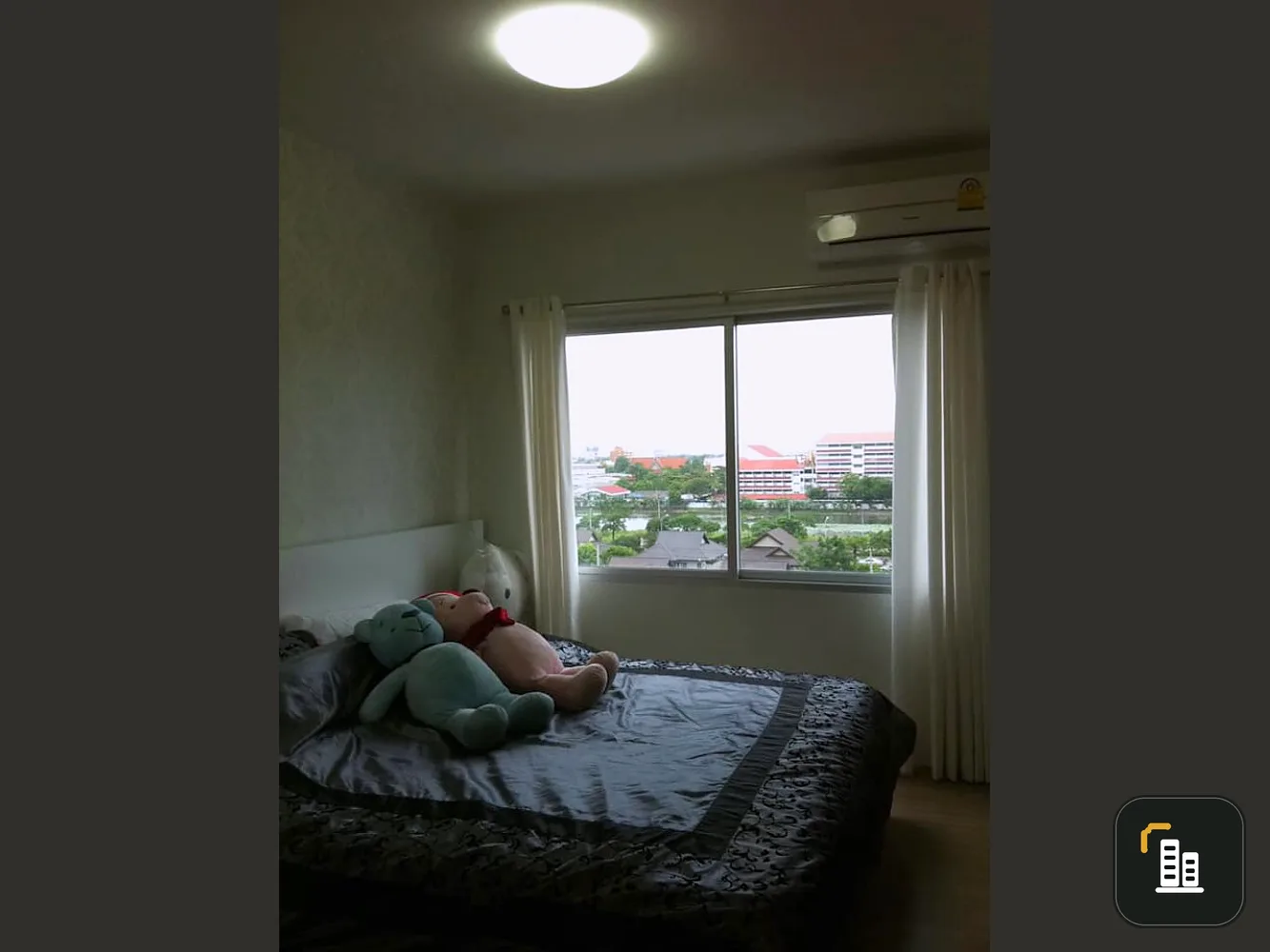 Condo for sale a space Kaset East, balcony view, do not miss.