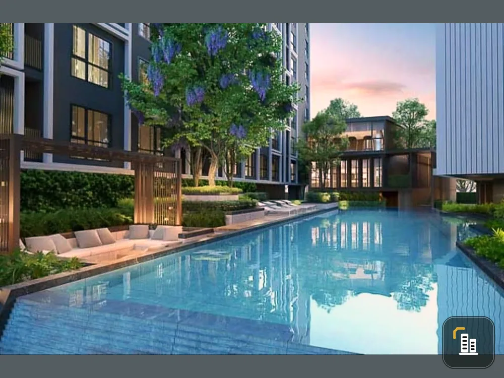 Condo for sale, The Shade Sathorn 1, clean room, lots of furniture, wide, not uncomfortable, natural view, don't miss it !!