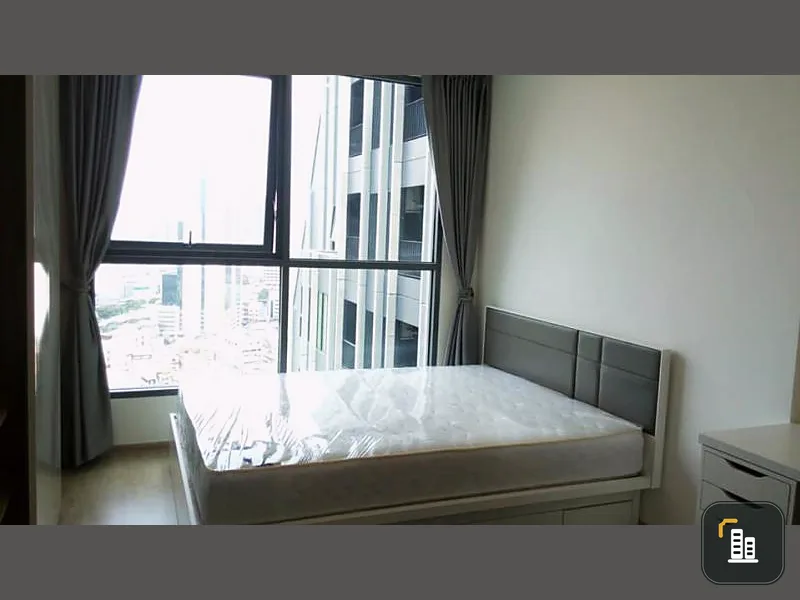 Condo for rent, Ideo Q Chula-Samyan, studio room, tightly furnished, complete electrical appliances Finish at one room, urgently