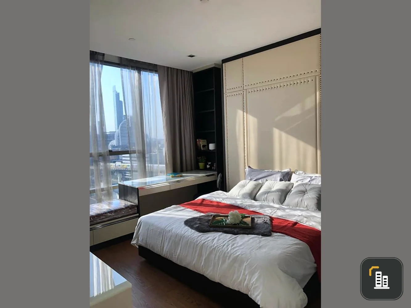 Condo for rent, The Bangkok Sathorn, 1 bedroom, 1 bathroom, fully furnished, unblocked view, do not miss
