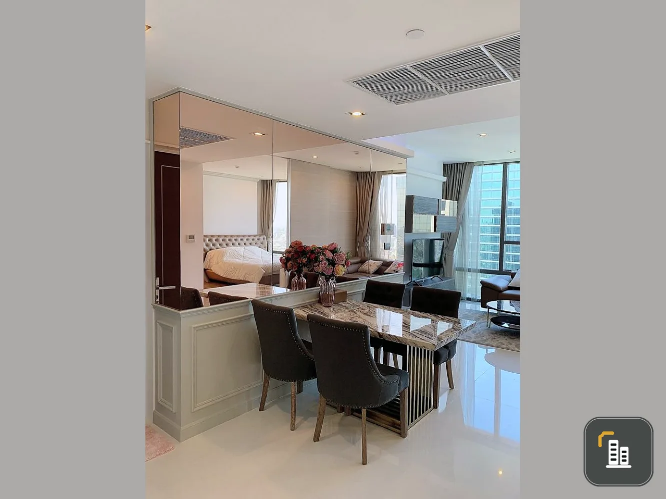 Condo for sale, The Bangkok Sathorn, fully furnished, pleasant atmosphere, do not miss it.