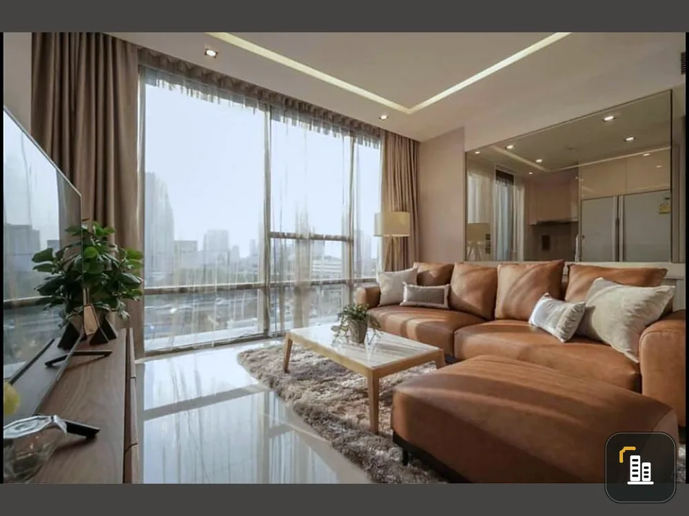 Condo for rent, The Bangkok Sathorn, 8th floor, corner room, fully furnished, ready to move in, you will regret it !!