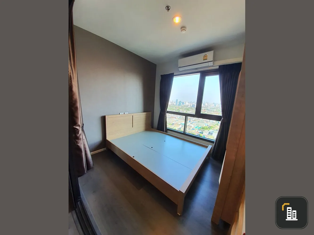Condo for sale, The Stage Taopoon Interchange, city view, balcony facing south, cool and comfortable.