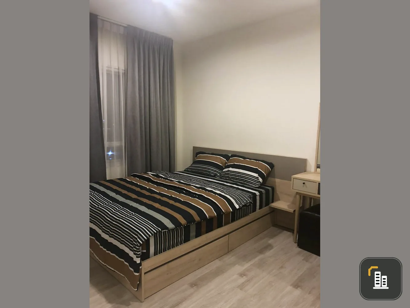 Manor Sanambinnam for rent, 10th floor, beautiful room, everything is complete. Ready to move in. Reserve quickly. If you are slow, you will miss it!!!