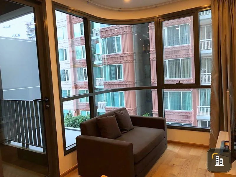 For rent, Q Chidlom, Phetchaburi, new room, fully furnished, cheap price, can't find it anymore, hurry up