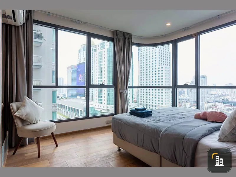 Do not move through this room for rent, Condo Q Chidlom-Phetchaburi. don't need a lecture You can just drag your bag.