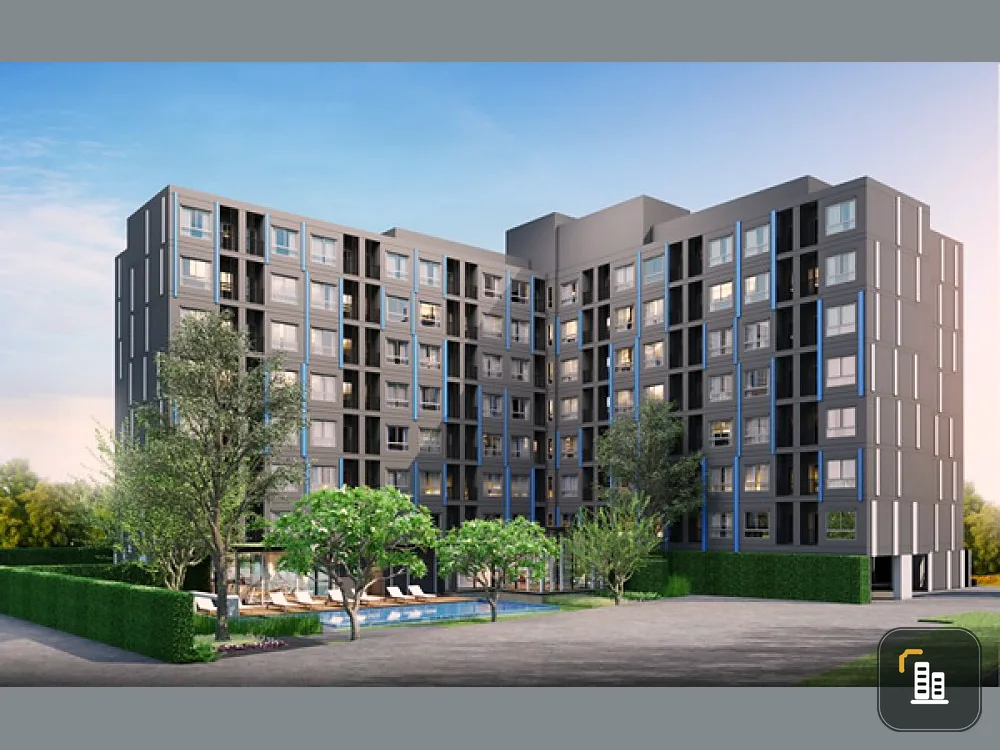 Urgent sale !! Condo The Kith Sukhumvit 113, good location, convenient transportation, near BTS Samrong, don't miss !!