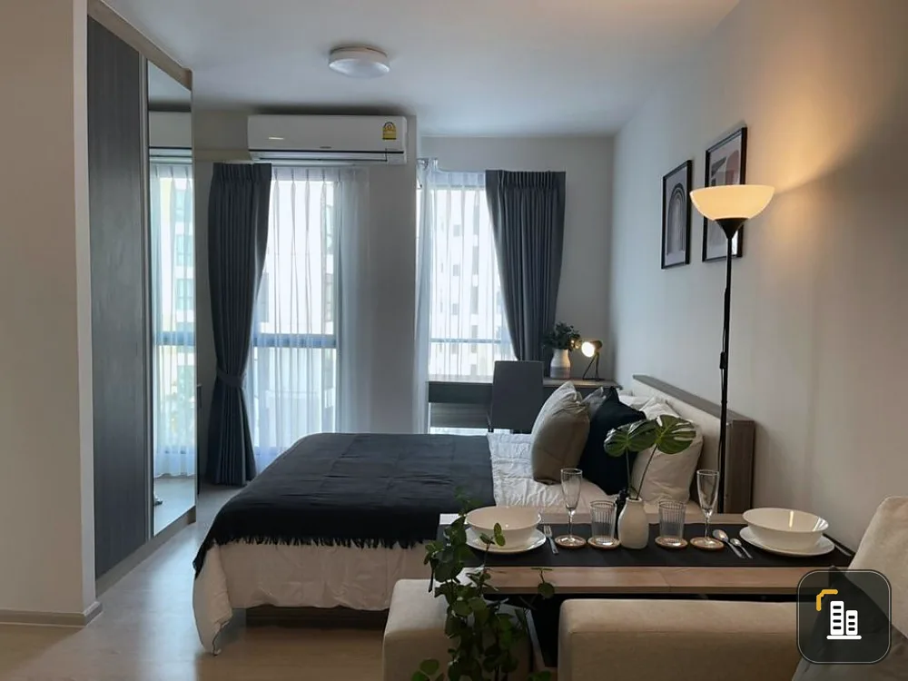Urgent for rent !! Unio Condo Sukhumvit 72 Phase 2, good location, full arrangement, central location, book now !!