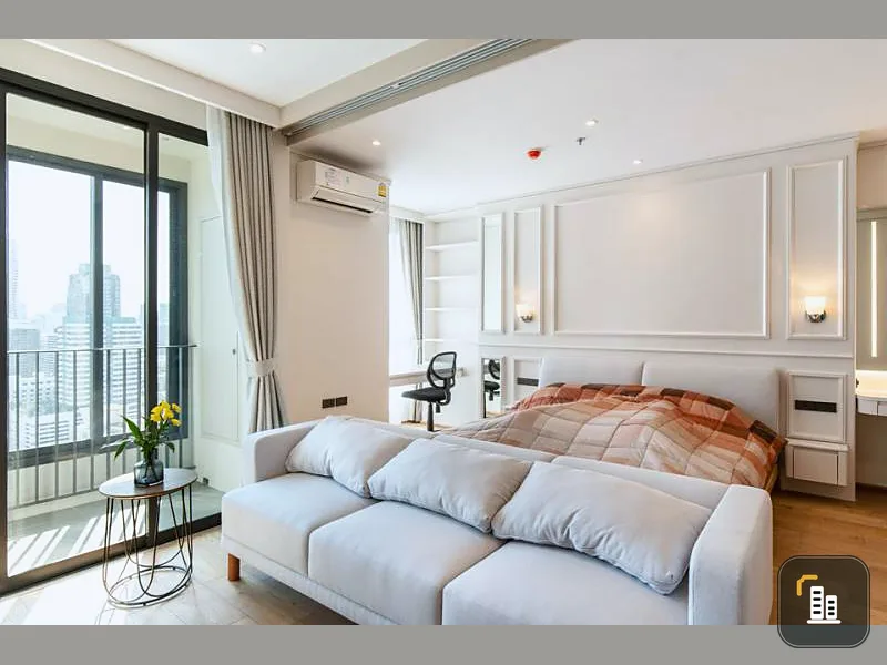 For rent, Q Chidlom-Phetchaburi, chic room, great view, complete with good room Not booking is a big mistake.