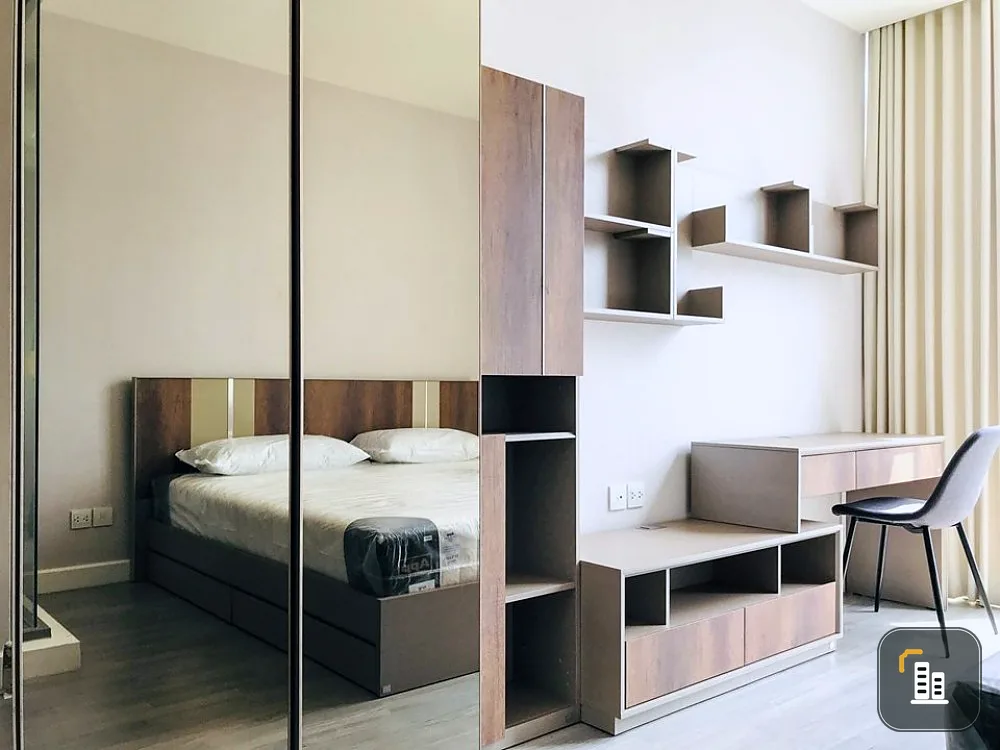 Condo for rent, The Room Sathorn, Pan Road, beautiful room, beautiful view, fully furnished, can't miss it!