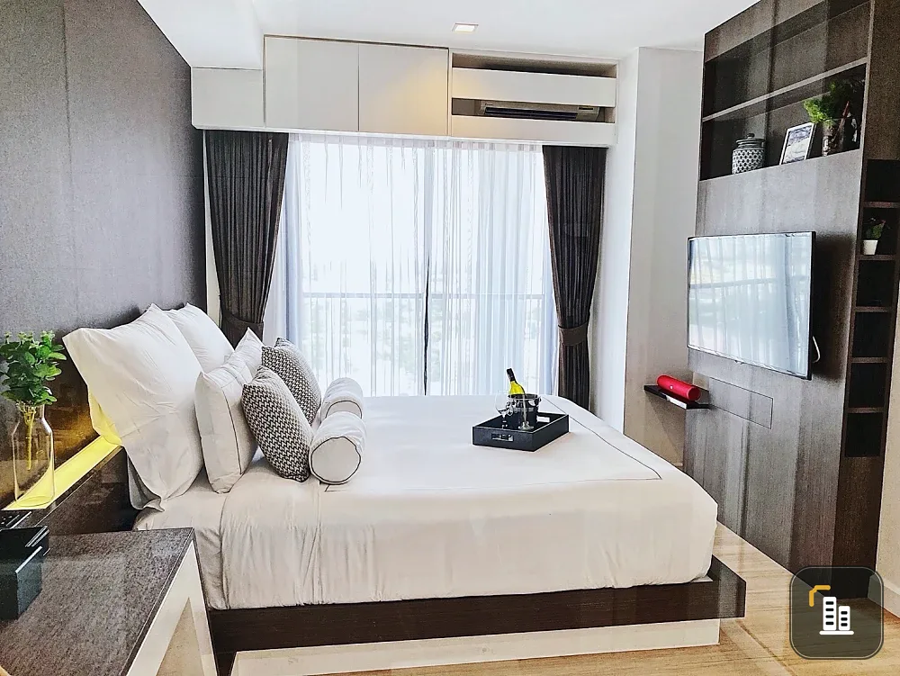 Condo for rent, The Seed Mingle, Sathorn-Suanplu, 28th floor, beautiful decoration, ready to move in.