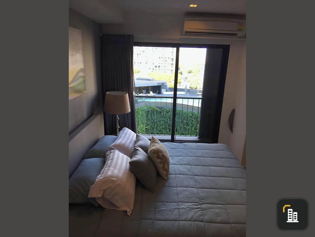 Condo for rent, The Seed Mingle, Sathorn-Suanplu, room with a lot of space, not uncomfortable, fully furnished, ready to move in.