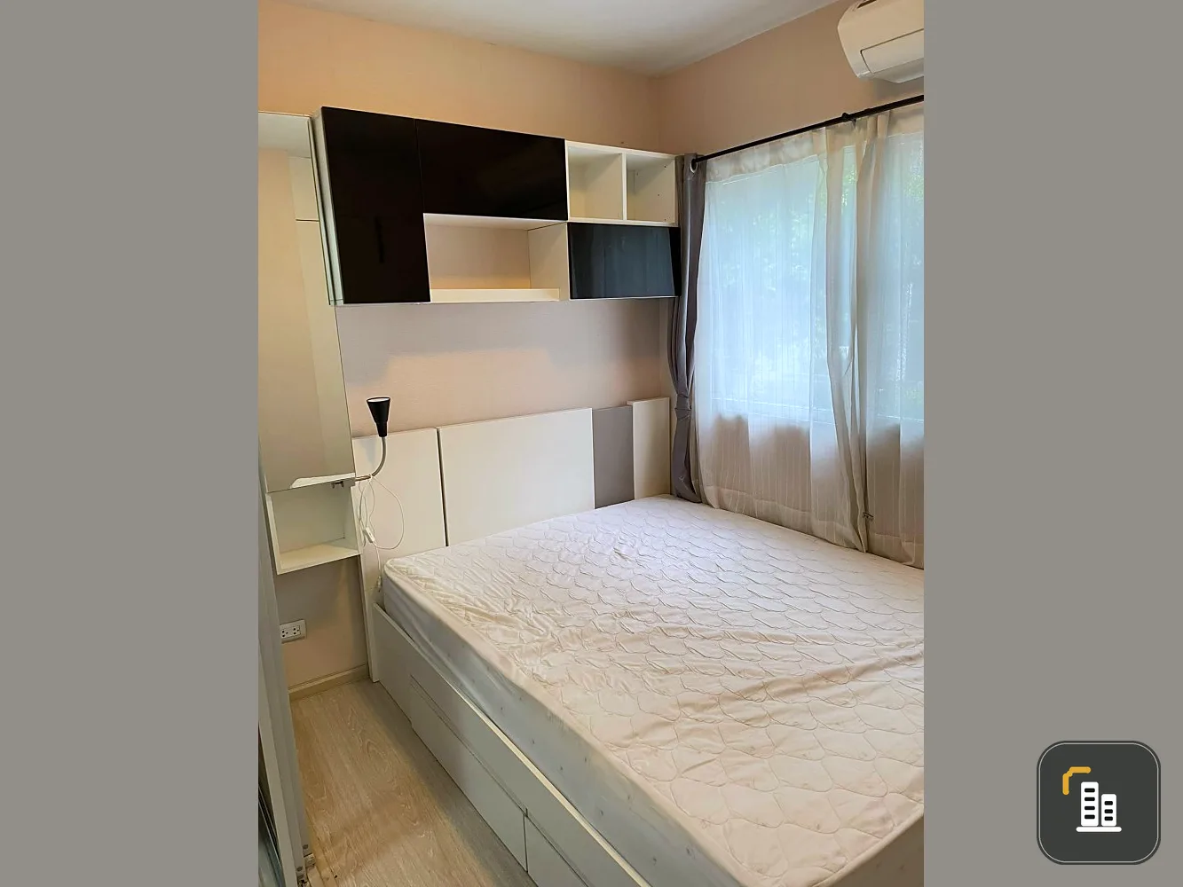 For rent, Plum Condo Park Rangsit Fate 3 Building D, 2nd floor, fully furnished. You can carry your bag in.