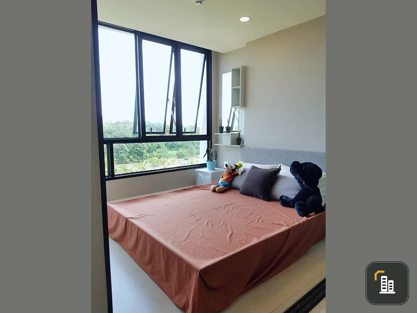 Condo for sale, The Cube Station Ramintra 109, beautiful room, clean, lots of furniture, very convenient location, do not miss it