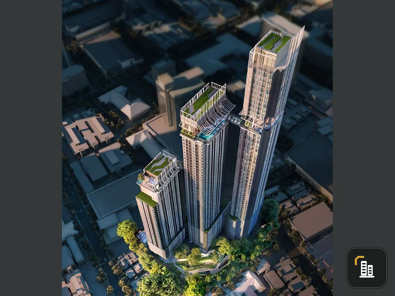 Selling down payment urgently!! Condo Park Origin Thonglor, high floor, good location, near BTS, don't miss it!!
