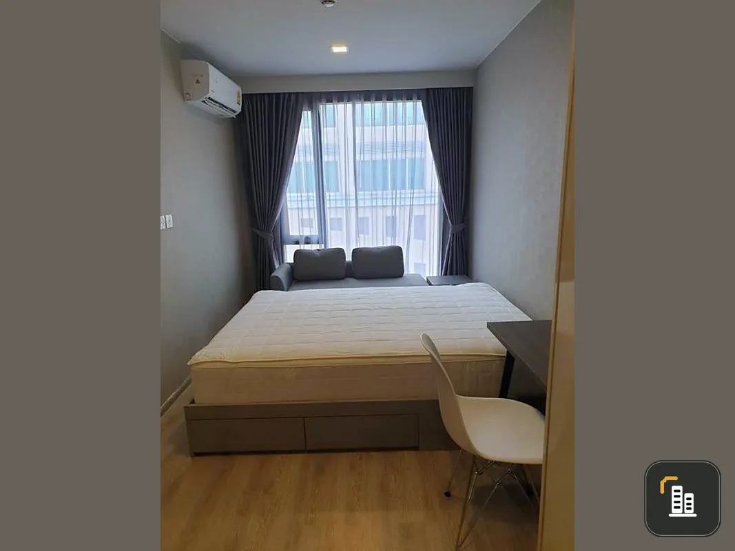 For rent Maestro 14, 1 bedroom, 1 bathroom, 35.10 sq.m., plus fully furnished, only 22,000 baht