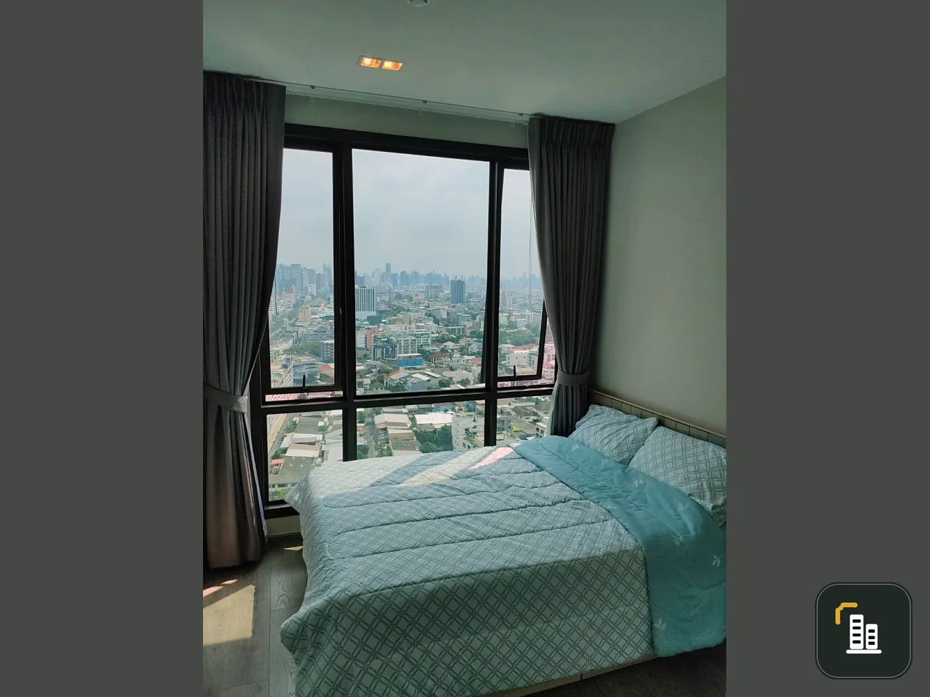 Whizdom Avenue Ratchada - Ladprao, 1 bedroom, fully furnished, ready to move in, 23rd floor, great v