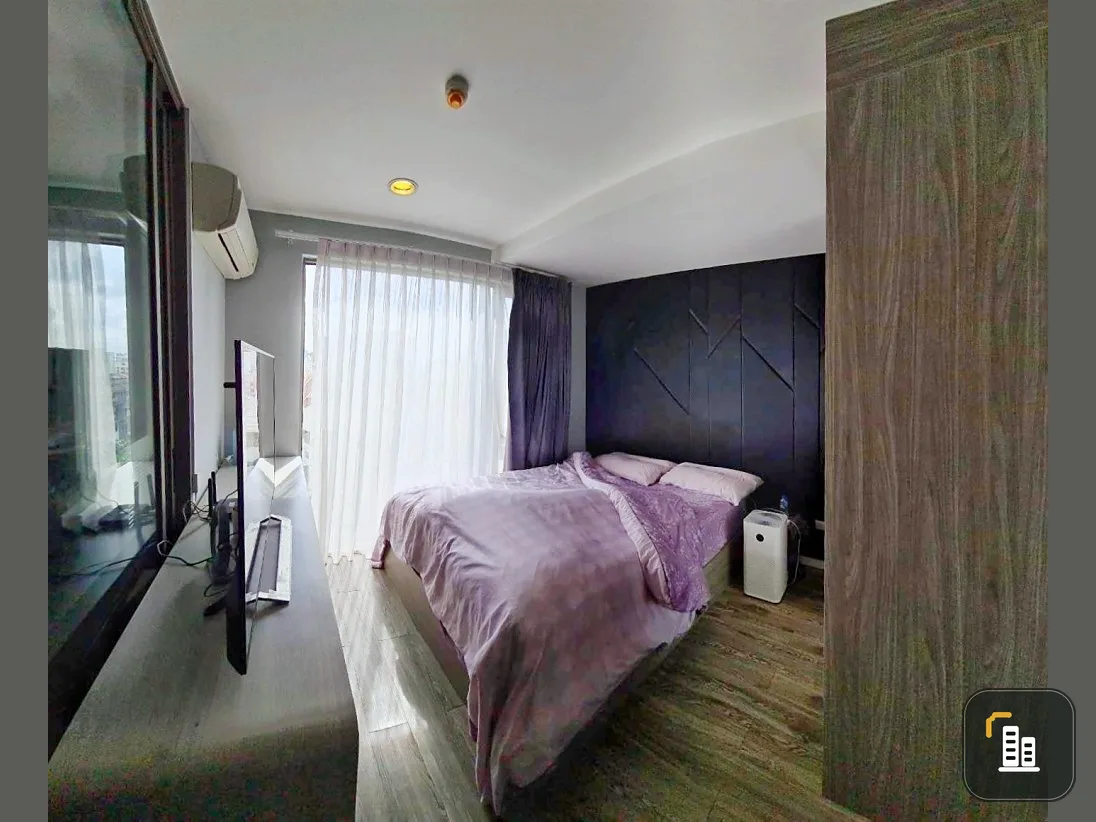Condo for sale modiz Ladprao 18 1bed, beautiful decoration, full furniture, complete electrical appliances. end in one room affordable price