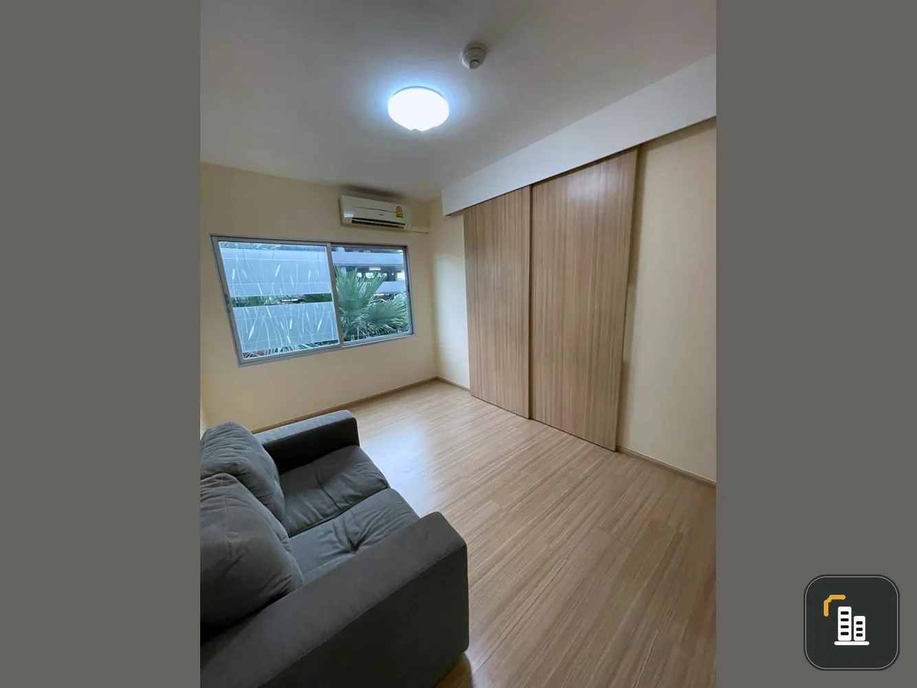 Condo for sale, A Space Play, Ratchada Sutthisan, 1 bedroom, Building A, size 33 sq.m., front view of the condo, book now.