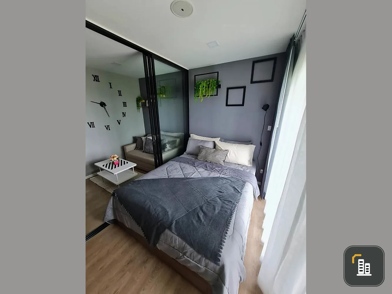 Urgent sale!! Condo at Cave Town Shift, 6th floor, Building C. Modern style decoration, beautiful and inviting. Ready to move in. Reserve now!!