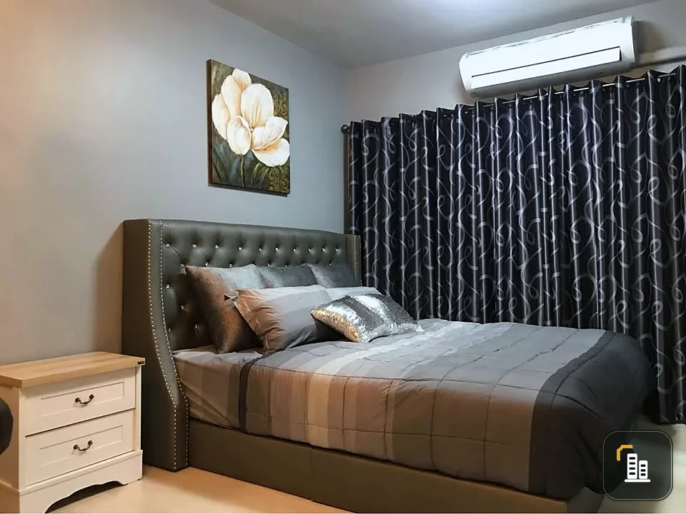 For rent or sale urgently!! Unio Ramkhamhaeng-Serithai Fully furnished, good location, convenient transportation, don't miss it!!