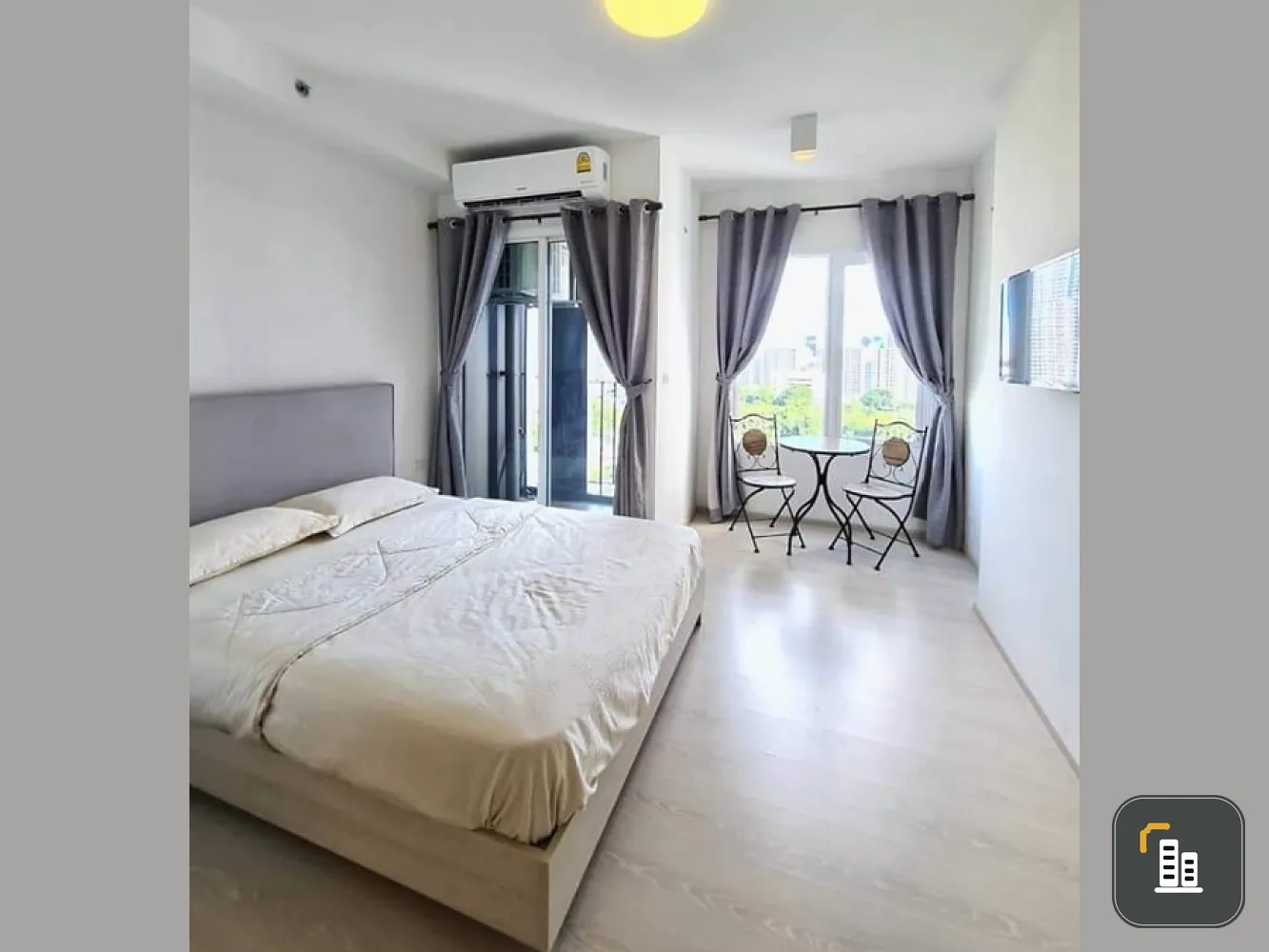 Chapter One Eco Ratchada-Huay Kwang Condo for rent, studio room, 13th floor, fully furnished, ready to move in. Book now.