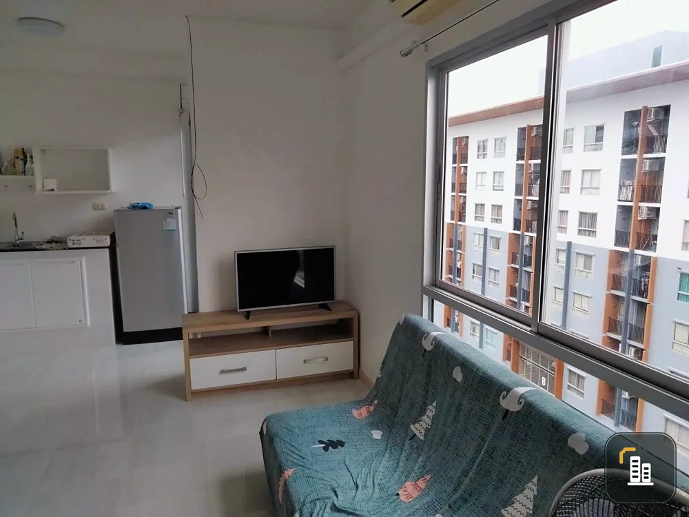 Sale/Rent Urgent!! Plum Condo Bangyai Station, corner room, fully furnished, good location, don't miss it!!