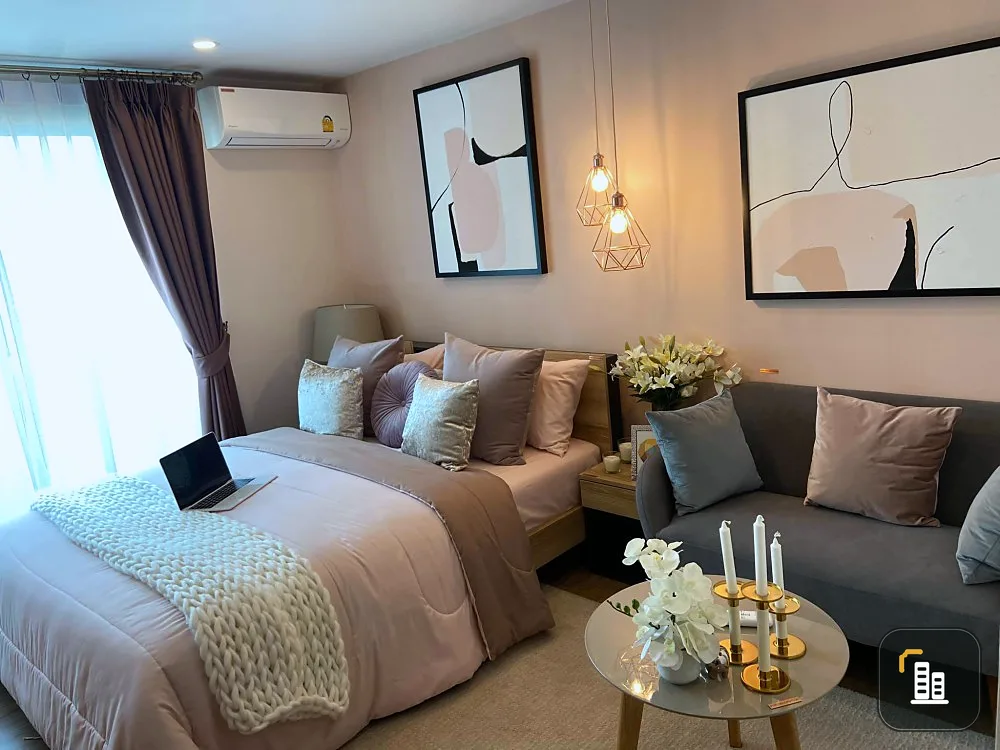 Wow, this room can't be missed. For rent, Plum Condo, Phahon Yothin 89, decorated the room is very overpriced. Hurry up to reserve.