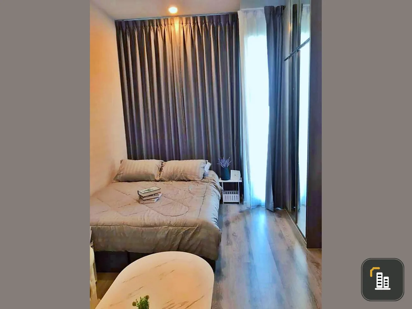 Condo for rent, Knightsbridge Collage Ramkhamhaeng, high floor room, clear view, fully furnished, ready to move in. Don't miss it!!