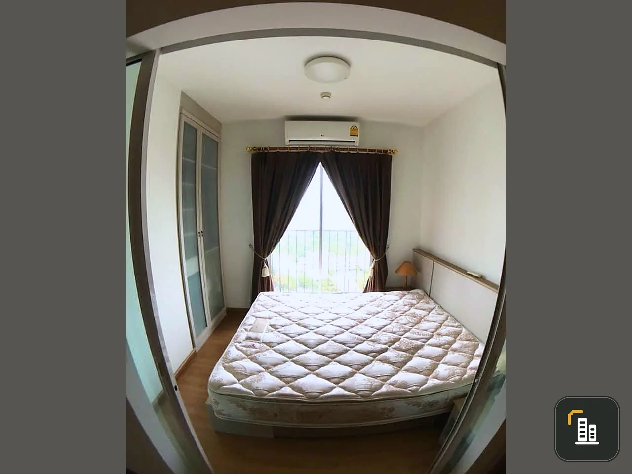 Condo for sale Chapter One, Modern Dutch, 21st floor, beautiful view, see the Chao Phraya River curve, good location, do not miss!!