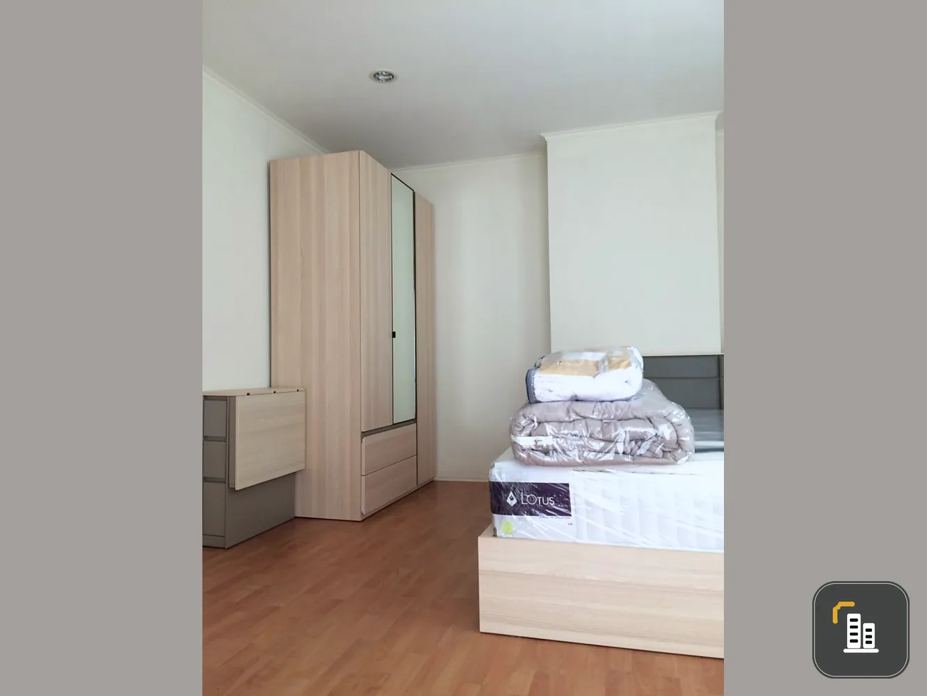 For rent urgently!! Condo Lumpini Ville Ramkhamhaeng 44, corner room, fully furnished, ready to move in, book now!!