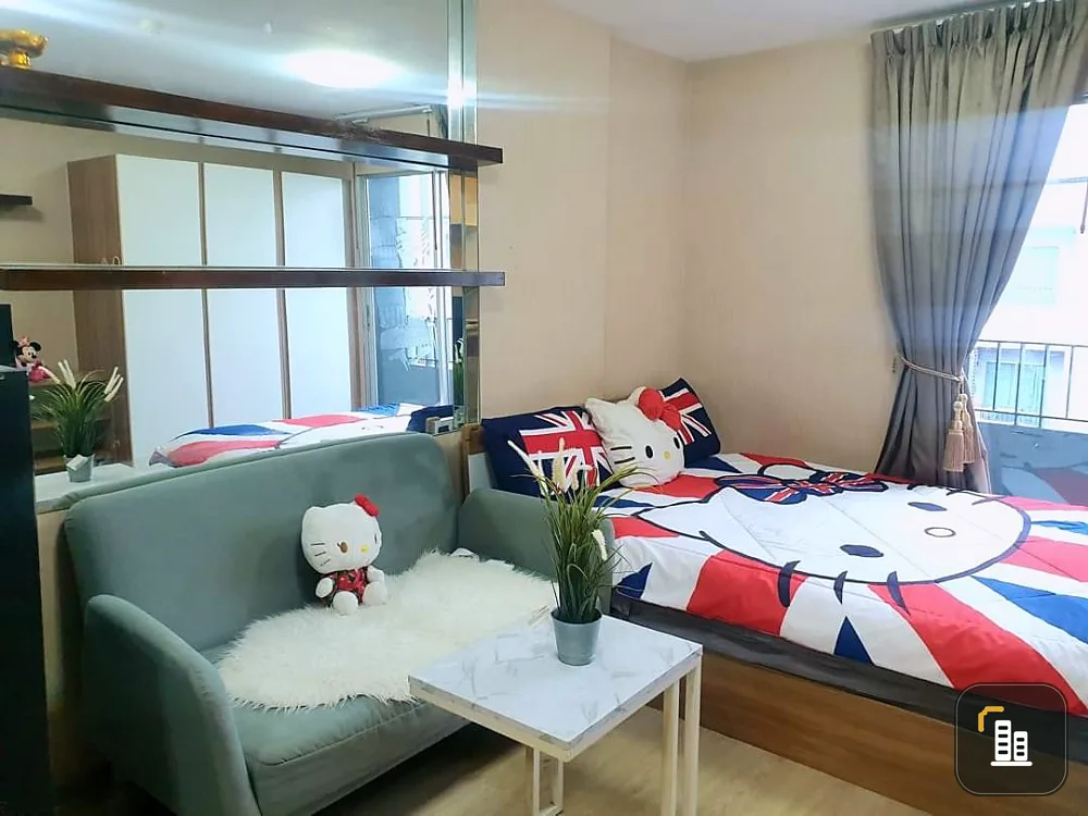 Quick sale!! With tenants Condo Elio Sukhumvit 64, size 22 sqm., 8th floor, fully furnished, good location, don't miss it!!