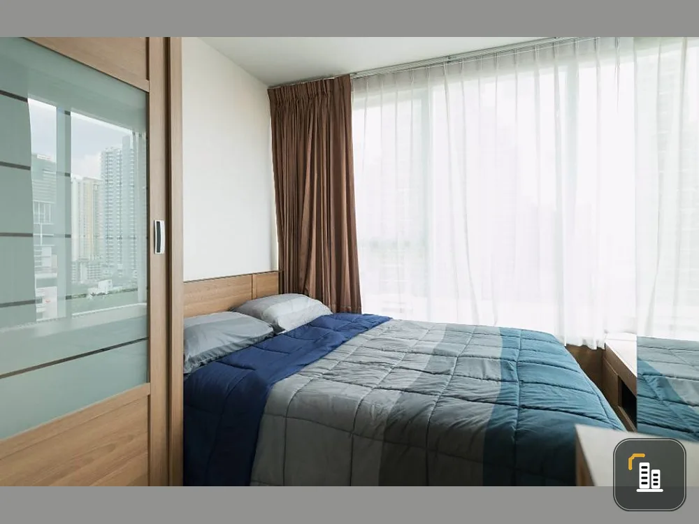 For rent, Sukhumvit Living Town, 2bed, corner room, beautiful decoration, high floor, amazing view, fully furnished, finished at a low price. Urgent.