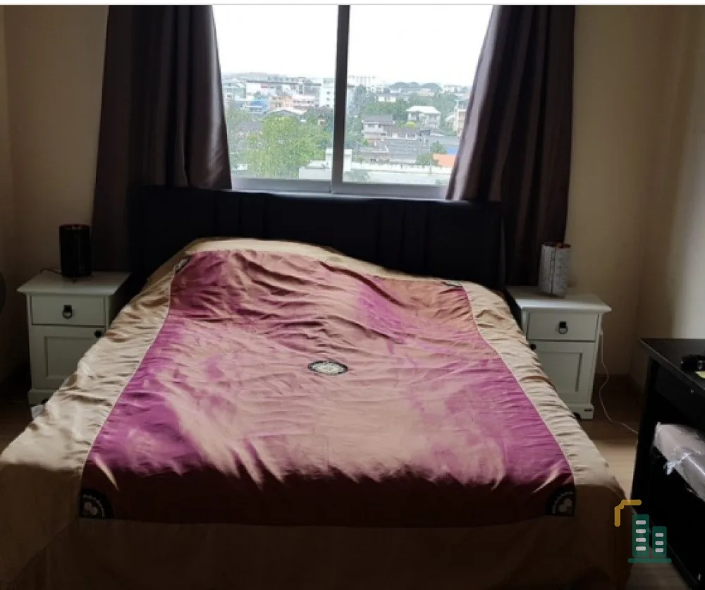 For sale Plum Condo Nawamin 2 bedrooms 2 bathrooms, beautiful decorated room, fully furnished, very cheap price, don't miss it.