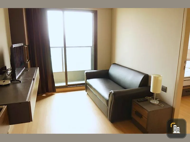 Rent-Sell Lumpini Suite Din Daeng Ratchaprarop, soft sofa, wide bed, miss it and miss it.