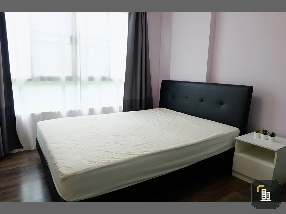 For rent urgently!! D Condo Sukhumvit 109 near BTS Bearing, good location, convenient to travel, book now!!