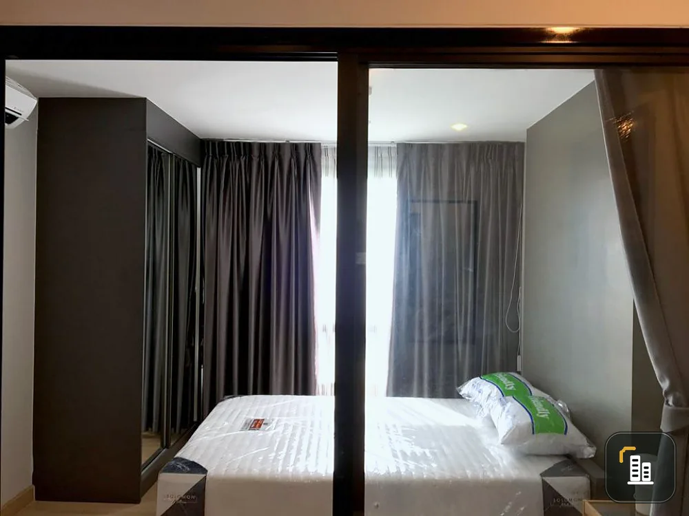 For rent urgently!! The Nice Mono Bangna, beautiful view, furniture and electrical appliances, book now!!