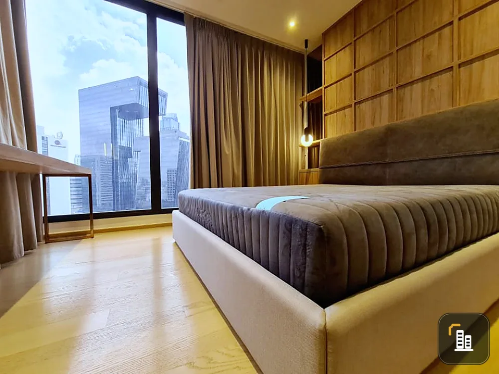 Wow, Ashton Asoke-Rama 9 for rent, beautiful room, luxurious, very comfortable. Full built-in, great view, book now, don't miss it.