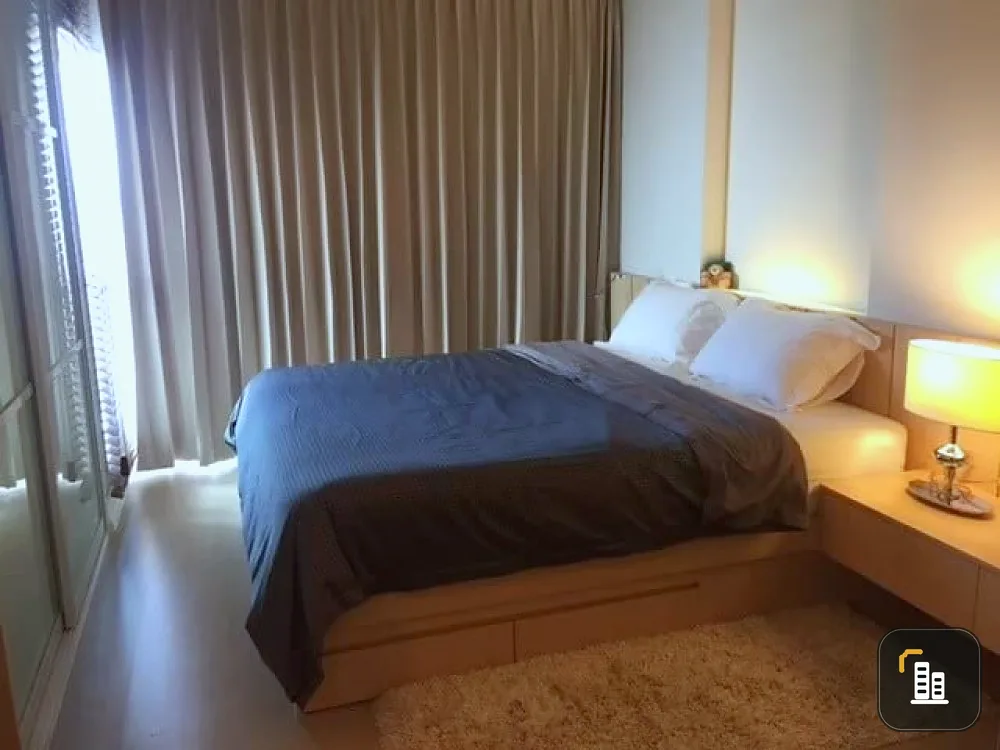 For rent / sell Aspire Rama 9, very beautiful room, unblocked view, fully built-in furniture, 1 bedroom, ready to move in