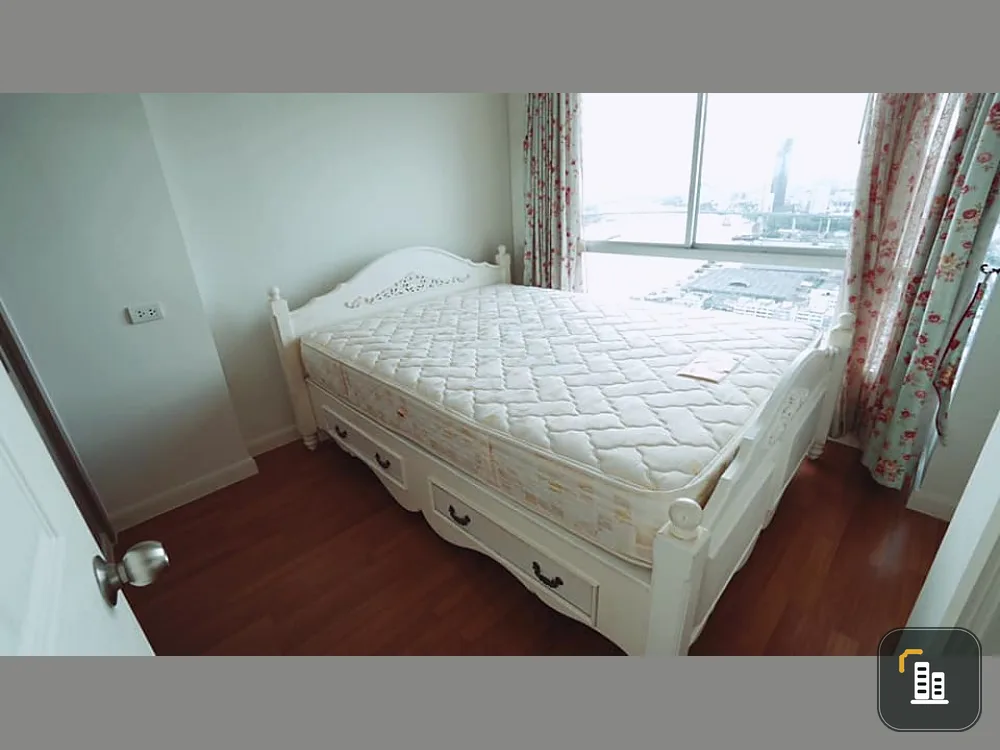 Condo for rent, Lumpini Park Riverside Rama 3, fully furnished, high floor, beautiful view, don't miss it.