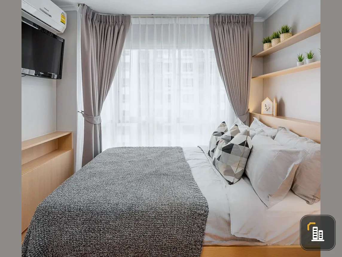 Condo for sale, Lumpini Park Riverside Rama 3, newly renovated room. Full of furniture, don't miss it!!