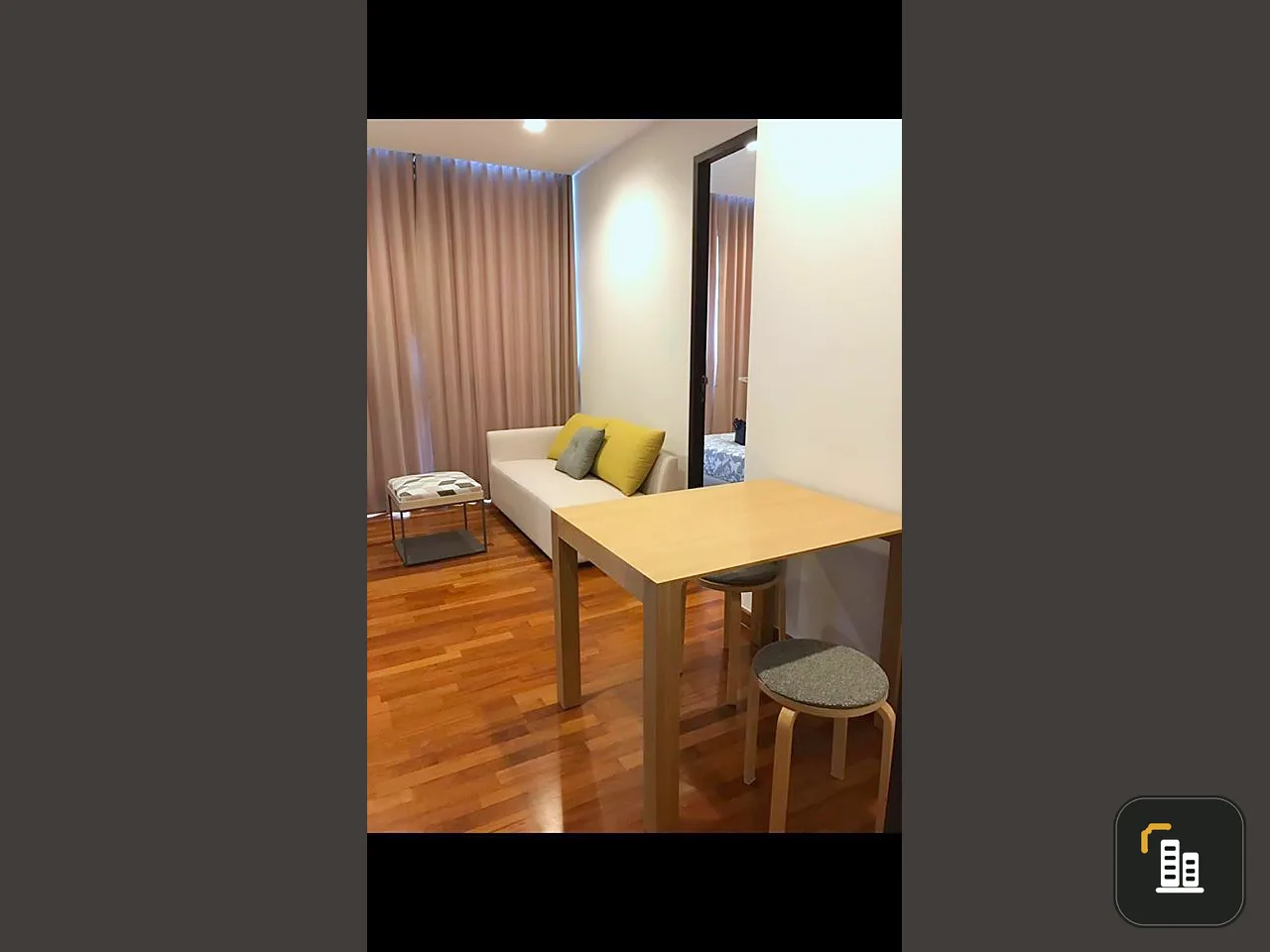 Condo for rent, WISH Signature Midtown Siam, new room, beautiful box on the cover The view of the Sra Pathum Palace is very pleasant.